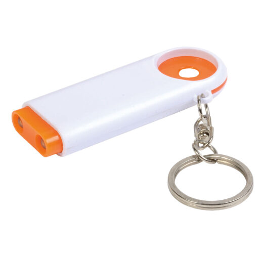 Porta-chiavi con luce e gettone