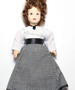 Bambolina ceramica cm 15