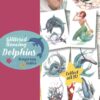 Tatuaggio per bambini Temporaneo - Tattoo Glittered Dancing Dolphins