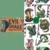 Tatuaggio per bambini Temporaneo - Tattoo Evil Snake