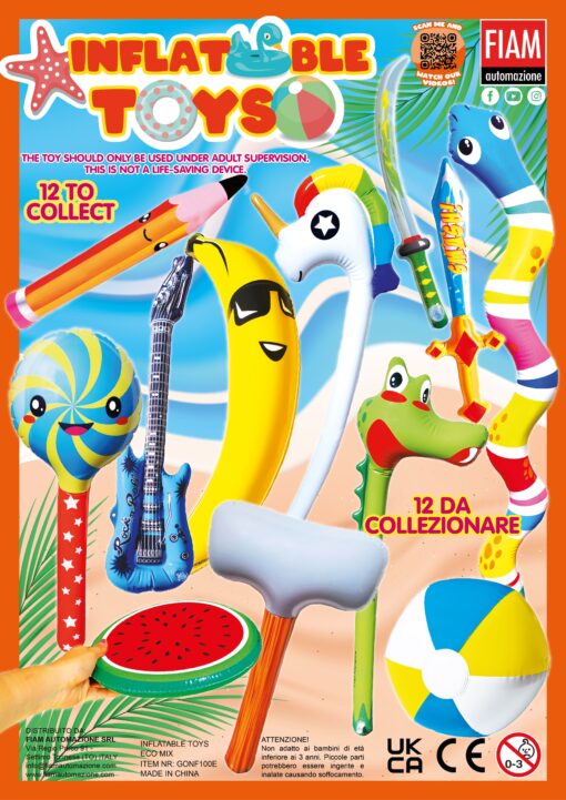 Palline con sorpresa Ø 90 mm - Gonfiabili Inflatable Toys