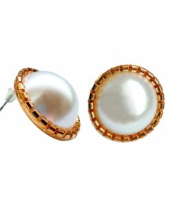 Orecchini perla e strass