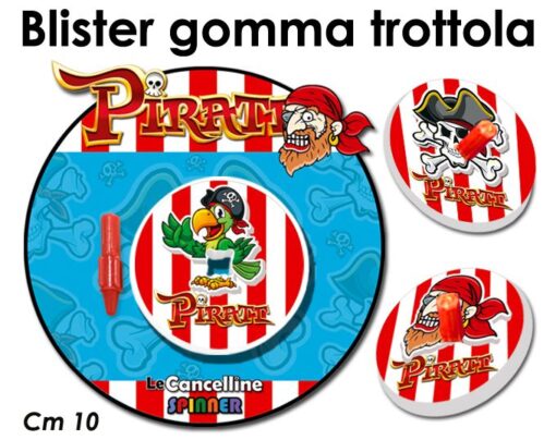 Gommina trottola Pirati