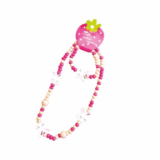 Parure in legno per bimba