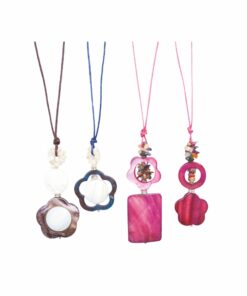 Pendente Madreperla, scaglie, Argento 925