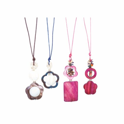 Pendente Madreperla, scaglie, Argento 925