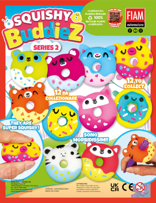 Palline con sorpresa Ø 50 mm | Squishy Buddiez